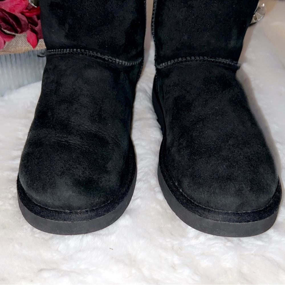 Ugg Bling Bailey Button Boot In Black - image 6